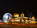 Belfast Wheel At Night 6 - with Belfast City Hall in the foreground.