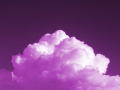 Cloud In Purple Sky