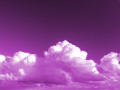 Clouds In Purple Sky