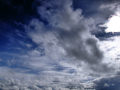 Dark Blue Sky / Gray Clouds
