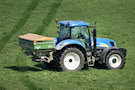 Tractor Spreading Fertilizer (New Holland)