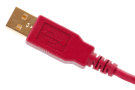 Red USB Connector