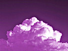 Cloud In Purple Sky