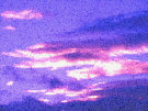 Purple Sky With Clouds