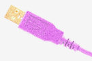 Purple USB Connector