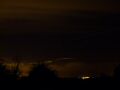 Night Sky (Orange Glow From Street Lights And Plane Flying Overhead)