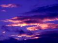 Purple Sky With Clouds