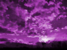 Clouds In Purple Sky 2