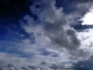 Dark Blue Sky / Gray Clouds