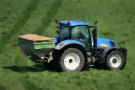 Tractor Spreading Fertilizer (New Holland)
