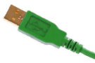 Green USB Connector