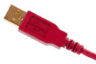 Red USB Connector